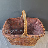 Woven Brown Wicker Basket