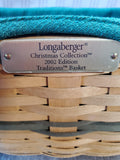 Longaberger Christmas Collection 2002 Edition Traditions Basket