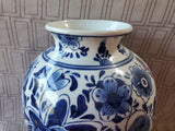 Blue and White Ceramic Vase (B)
