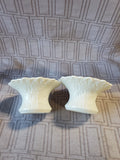 Pair of Lenox Embossed Candlestick Holder