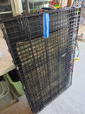 XL Folding Wire Dog Crate w/Tray