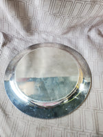 Webster & Wilcox Round Silverplate Serving Tray