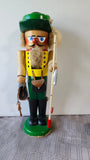 Original Steinbach Volkunst Fishing Nutcracker