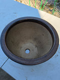 Brown Glazed Pottery Planter