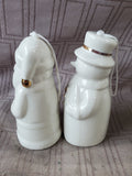 Pair of Paula Joerling Ceramic Christmas Bells