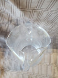 Heavy Clear Glass Pitcher
