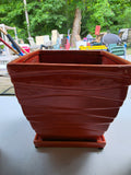 Trio of Glazed Planters