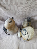 Pair of Resin Cat Figurines