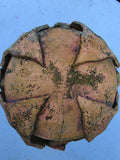 Signed Decorative Leaf Terracotta Planter (no liner)