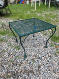 Green Metal Outdoor Side Table