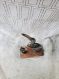 Hand Carved Water Buffalo Horn Heron Figurine (B)