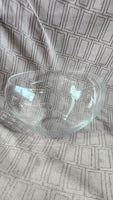 Clear Glass Decorative Bowl
