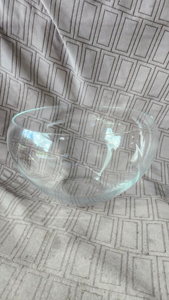Clear Glass Decorative Bowl