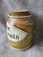 Pottery "Attitude Adjustments" Jar