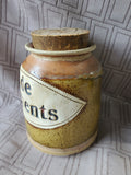 Pottery "Attitude Adjustments" Jar