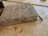 Antique Spap Stone Warmer w/Wooden Box