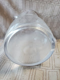 Heavy Clear Glass Pitcher