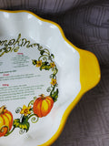 Temp-Tations Pumpkin Pie Baking Dish
