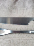 Kalmar Designs Stainless Steel Carving Knife and Fork Set