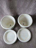 Pair of Ceramic "Basil" Planters