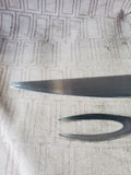 Kalmar Designs Stainless Steel Carving Knife and Fork Set