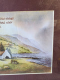(B) Irish Blessing Landscape Watercolor Print by Ivan Cocks