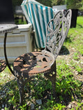 Cast Iron and Aluminum 3-Piece Patio Bistro Set