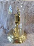 Royale Quartz Glass Dome Clock UNTESTED