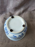 Small Blue and White Ceramic Planter