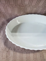 White Ceraminc Oblong Baking Dish