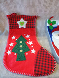 (A) Lot of 3 Christmas Stockings
