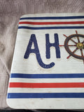 Certified International "Ahoy" Melamine Square Platter