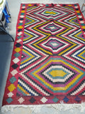 Anatolian Style Geometric Pattern Rug