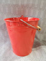Ikea Red Socker Tin Bucket