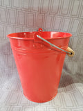 Ikea Red Socker Tin Bucket