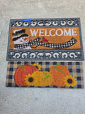 Rubber Door Mat w/Interchangeable Holiday Inserts