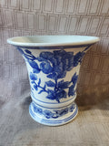 Blue and White Ceramic Vase (C)