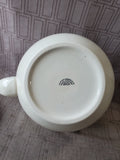 Hartley Greens & Co. Leeds Pottery Creamware Teapot and Scone Basket