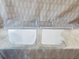 Pair of Plastic Refrigerator Can Dispenser Bin