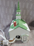 Dept 56 "New England Village" Lighted Church WORKS