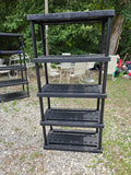 Black Plastic Garage Shelving Unit (A)