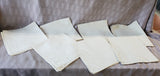 Set of 7 Cream Napkins
