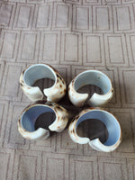Set of 4 Tiger Cowrie Napkin Rings