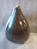 The Pouldery Glazed Pottery Vase