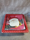 Kirkland's Ceramic Christmas Napkin Holder with Weight