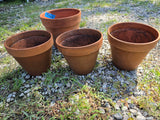 Terracotta Planter Lot, 4-Pieces
