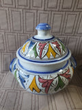 Hand Painted Pottery Jar