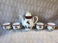10 Piece Asian Inspired Porcelain Tea Set