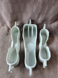 Set of 3 Maryland China Flatware Holders