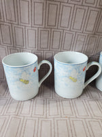 Set of 4 American Atelier at Home "Floral Garden" 5088 Mugs